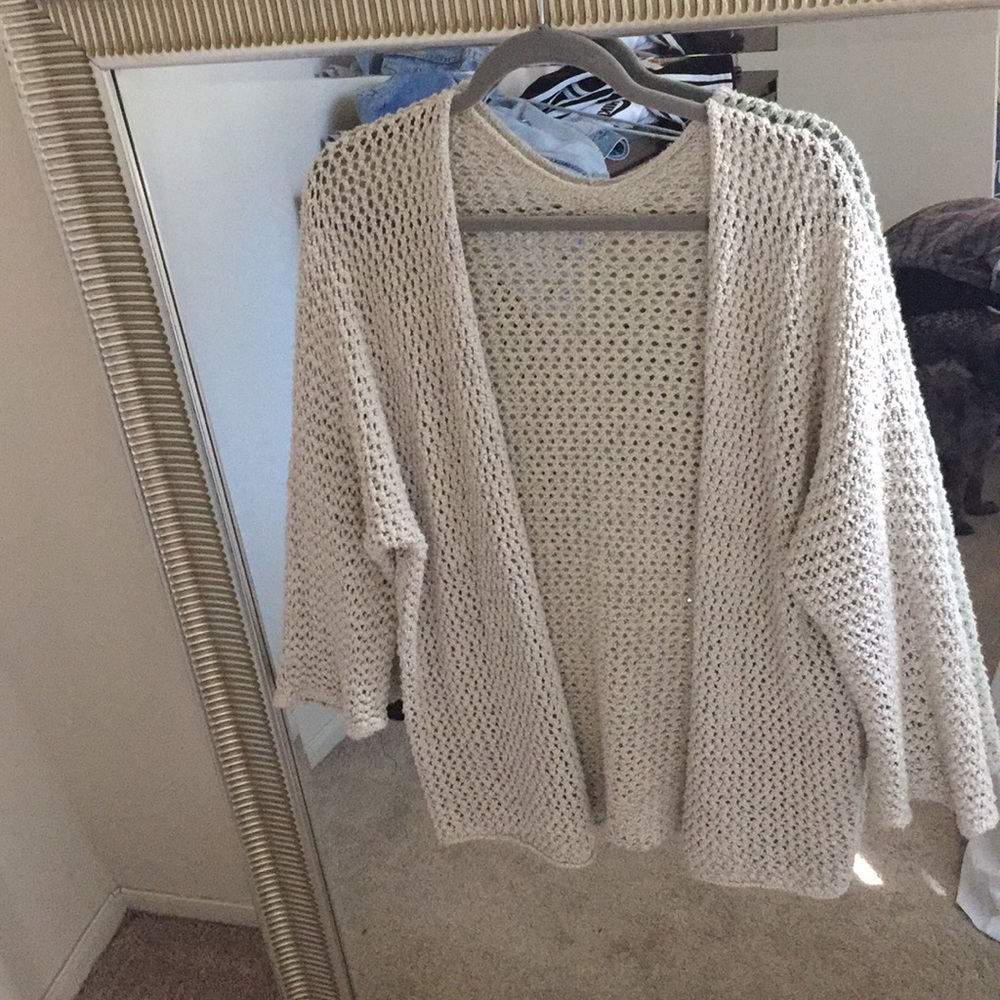 BRANDY MELVILLE- Knit Cardigan -Ash Grey